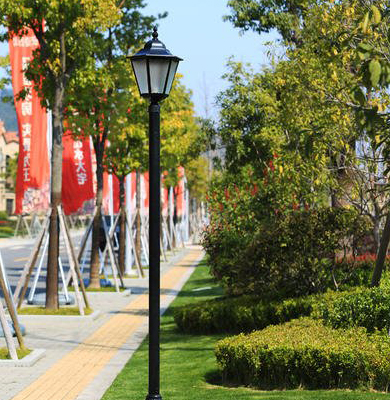 同心庭院灯