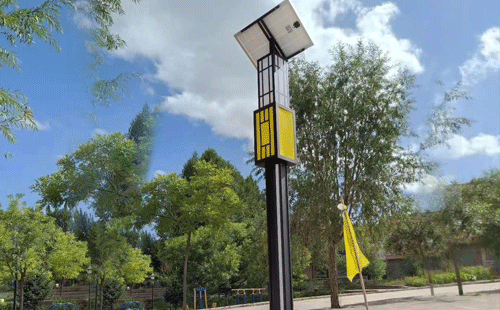 同心智慧路灯安装